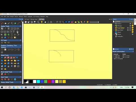 Artcam training , moulding creation (module  02)