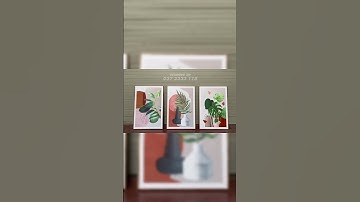 Bí Quyết Trang Trí Hiện Đại - Tranh Canvas Lá Cây Tạo Nên Không Gian Tươi Mới | Standee 3H