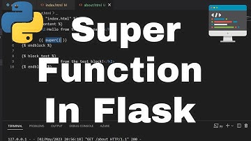 What is the Super Function in Flask Templates in Python? Character Counter App