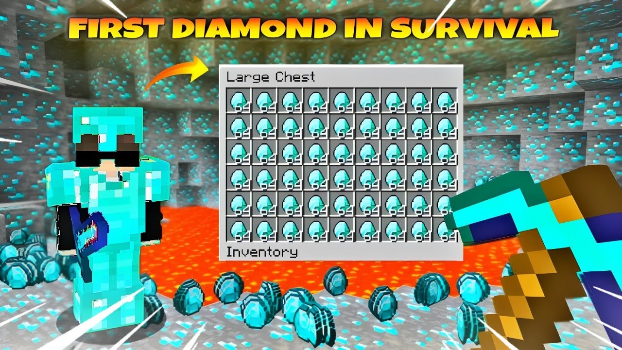 Finally Got Full Diamond Armor in Survival Mode! 🔥 | Minecraft Bengali ...