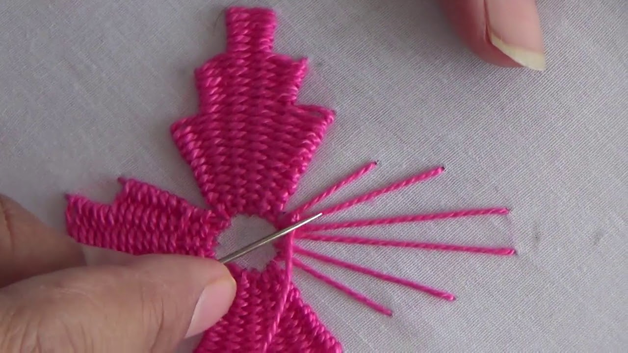 MysmsBD Net Hand Embroidery Kadai kamal Stitch Flowers mp4 kkke5aj