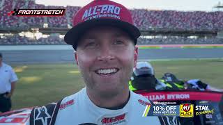 William Byron Almost Beats Kyle Larson at Talladega: [I] Just Opened the Bottom Up, It Sucks