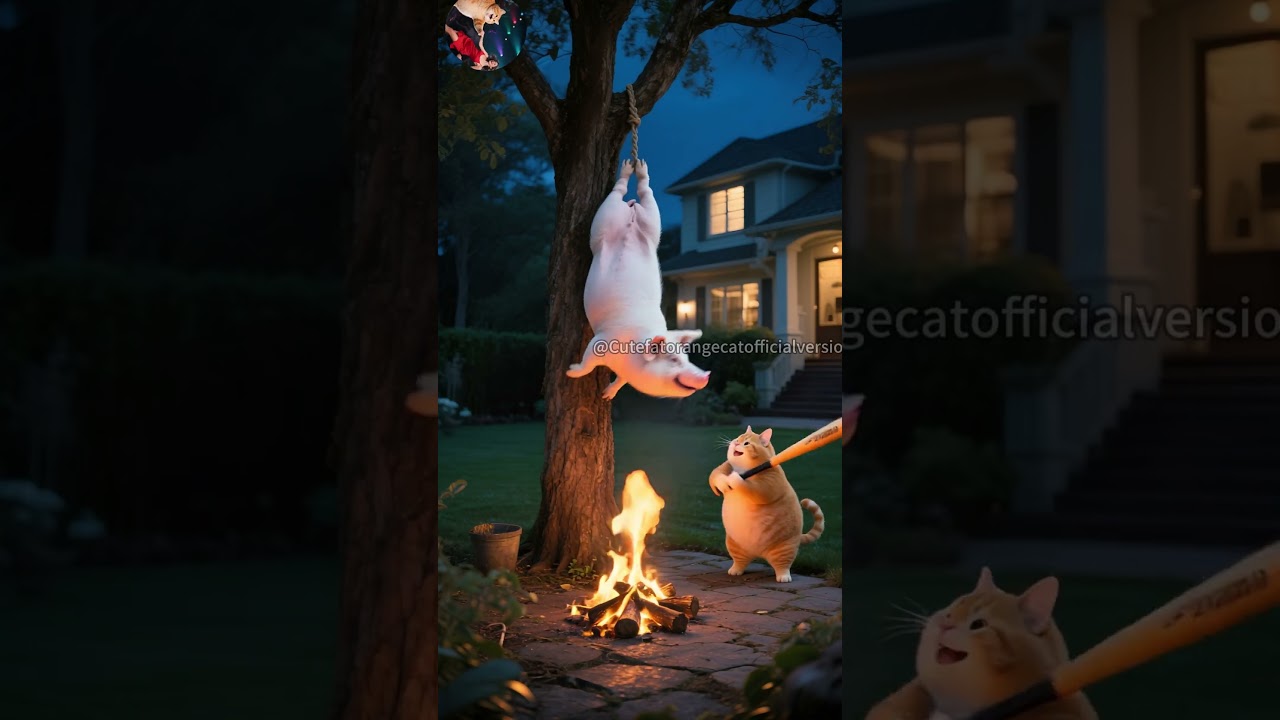 From Lulling Pig to Eating Roast Pig! Watch Her Go From Sad to Foodie in 3 Mins! 