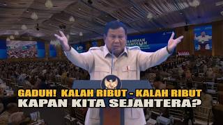 PENUH EMOSI & KRITIK OTENTIK, PIDATO PRABOWO DI SARASEHAN KSTI 2026