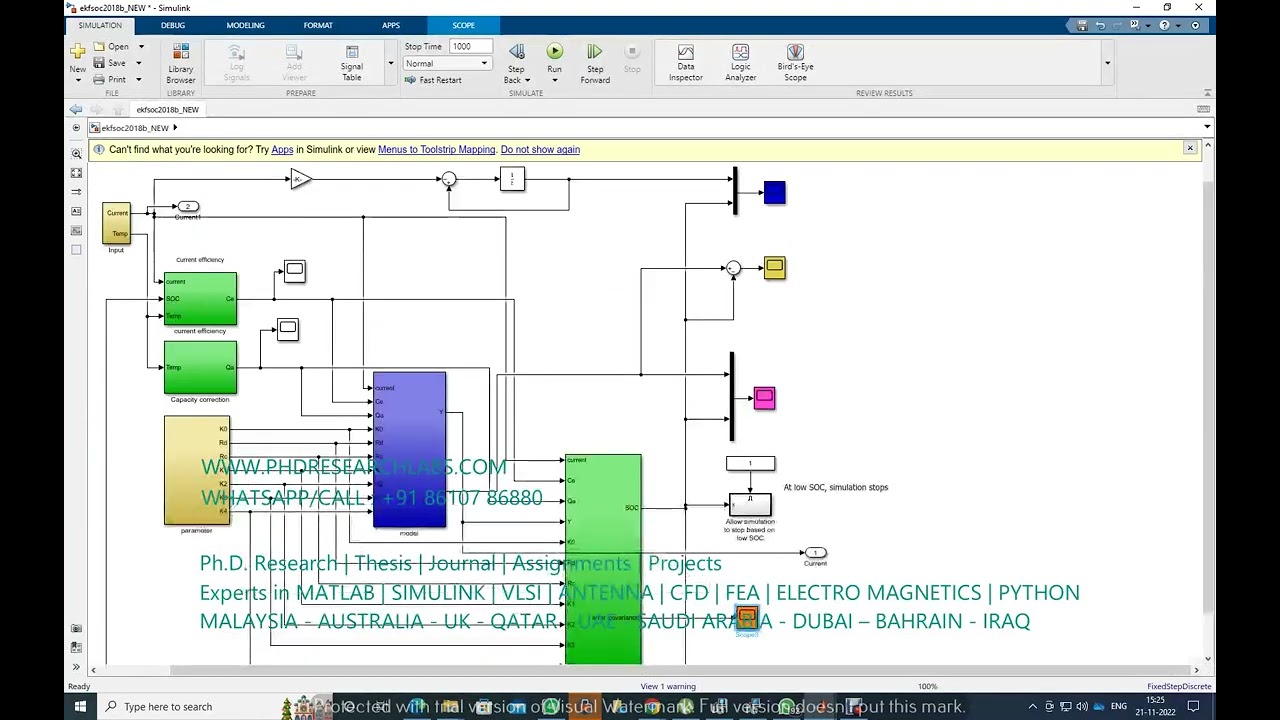 Lithium battery SOC estimation based on EKF algorithm -- EXTENDED KALMAN FILTER MATLAB SIMULINK