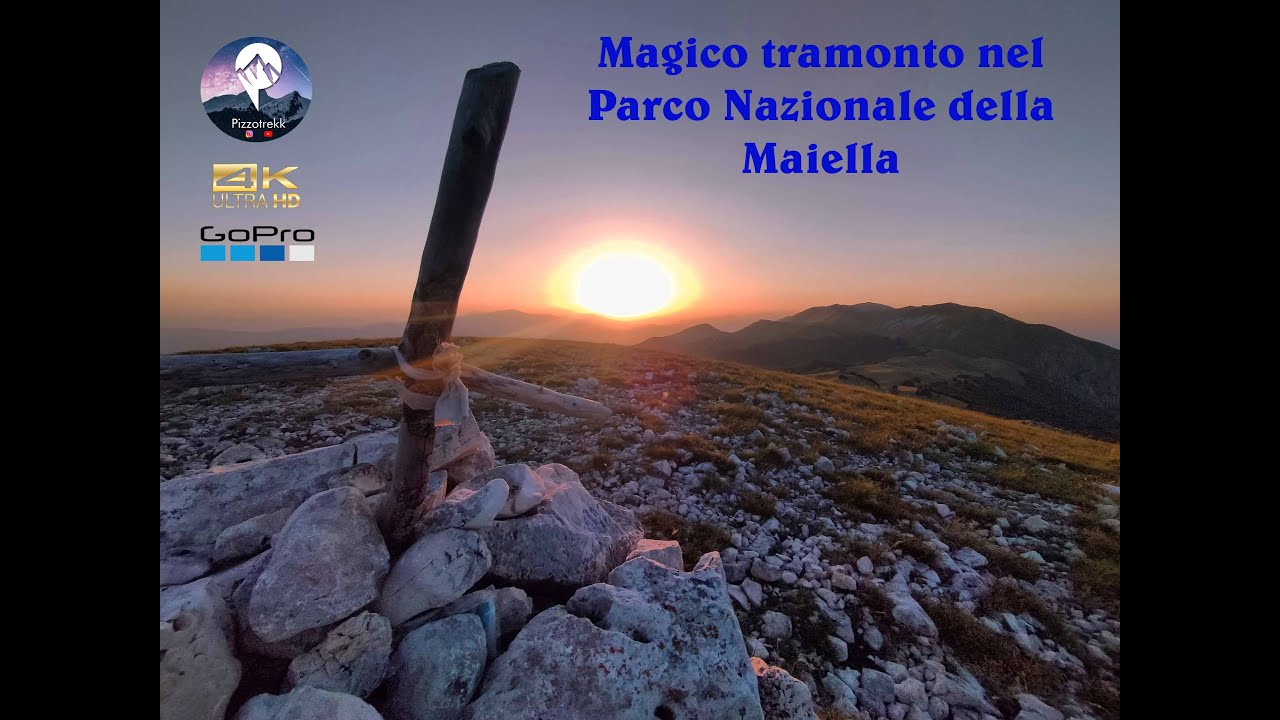 Magico tramonto nel Parco Nazionale della Maiella