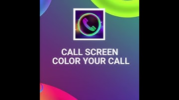 Incoming Colorful Call screen