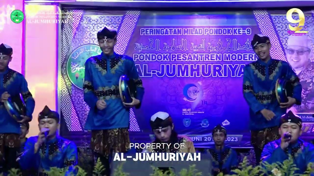FESTIVAL HADROH NO.13 - Peringatan Milad Pondok ke-9 Thn ALJUMHURIYAH