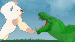 George vs Hypo Rex  |  EPIC BATTLE  |  Rampage vs The Isle Animation