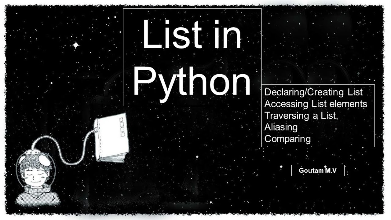 List in Python || Part 1 || Creating || Aliasing || CBSE XI Computer ...