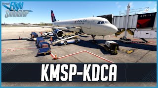 MSFS LIVE | Real World Delta OPS | Fenix A320 | CFM Engines | River Visual RW19 KDCA