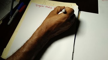 MATRIX (PART 5) CONTINUATION OF INVERSE OF A MATRIX, SINGULAR AND NON SINGULAR SIMULTANEOUS EQUATION