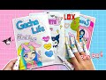 Paper diy blind bag outfit unboxing compilation  sanrio gachalife roblox newjeans asmr