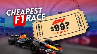 What is the CHEAPEST F1 RACE you can go to?