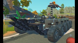 Scrap Mechanic - Fant mod, modular tracks. New build - 4 Track version