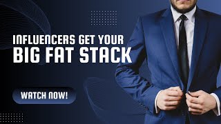 Big Fat Stack of Money- Influencers, Admins,Group Leaders- Learn How