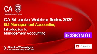BL6  Management Accounting / 13 Dec 2020 Session 1