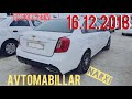 AVTOMABILLAR NARXI 16.12.2018/SAMARKAND MASHINA BOZORI/АВТОРЫНОК САМАРКАНДА/SHEXROZTV/SHEROZTV