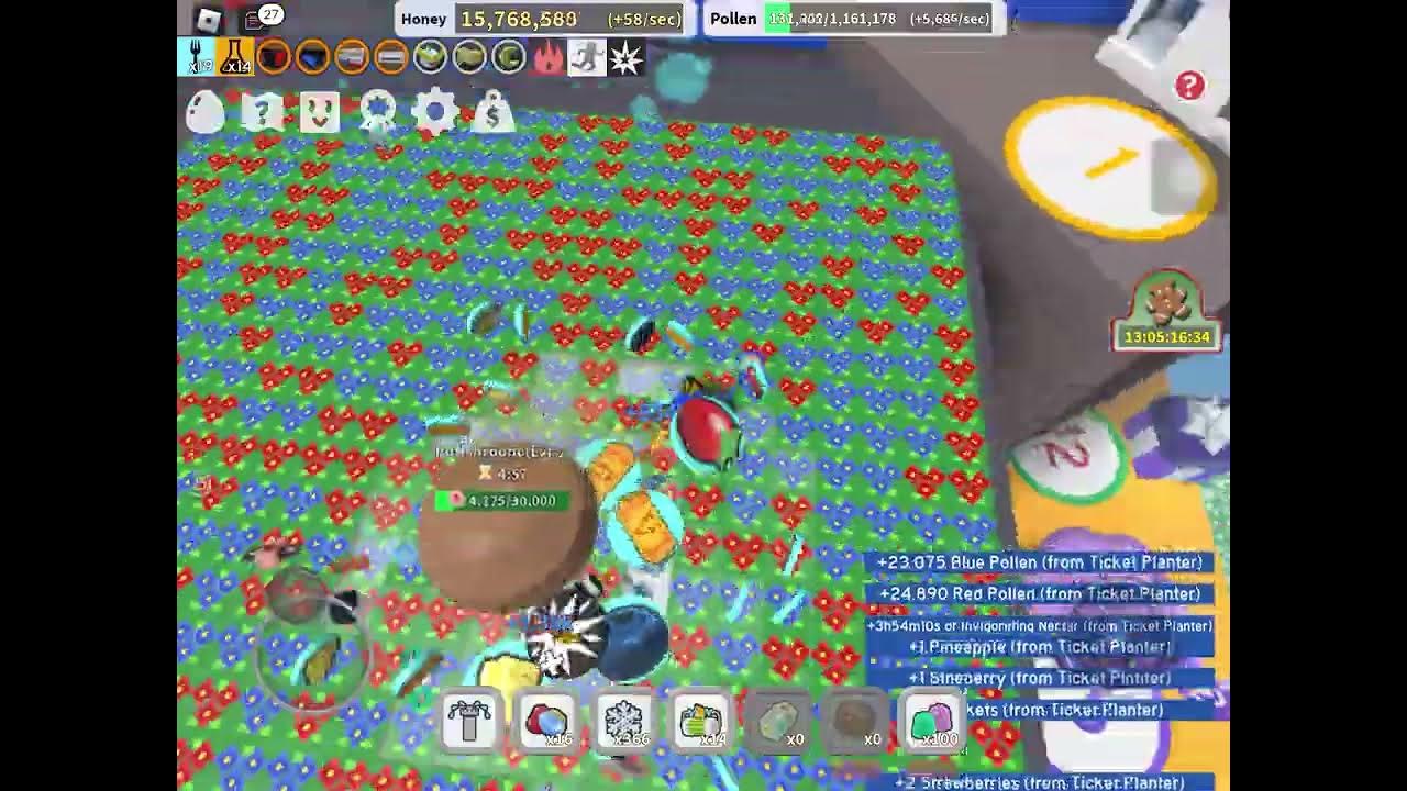 Bee Swarm Simulator First Ticket Planter YouTube
