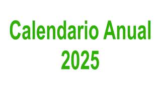 Calendario Anual 2025.Pdf