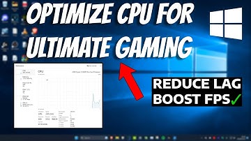 Optimize/CPU Processor For Gaming - Boost FPS & Fix Stutters | How To