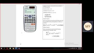 How to calculate Binomial probability using your 991 ES calculator screenshot 4