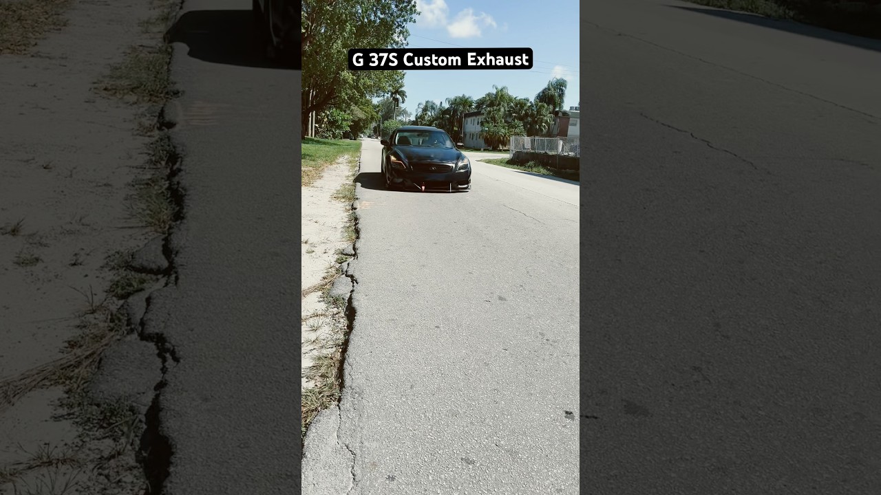 Infiniti G37S Custom Exhaust