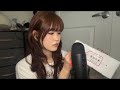 ASMR Close Whispers + Random Triggers // tapping , crinkles , brushing