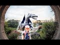 Margo rides to old city where live big dragon! Adventures for kids