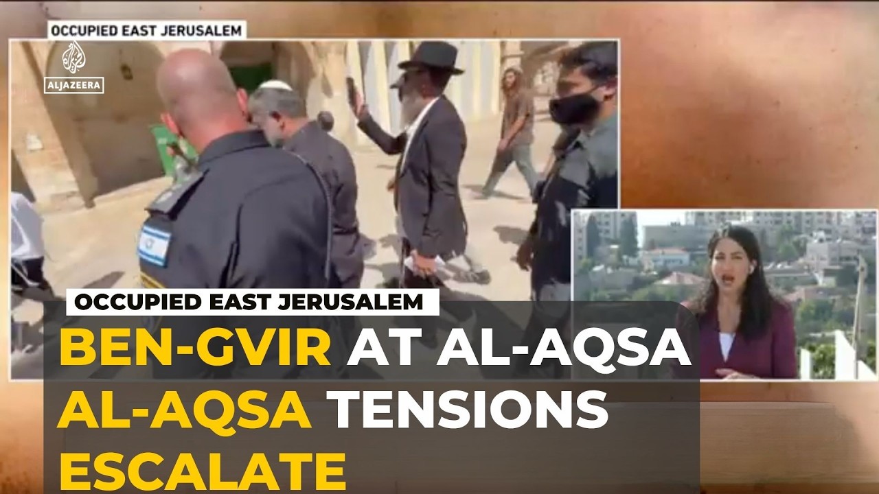 ISRAEL Far-Right Israelis Enter Al-Aqsa compound as tensions rise in Occupied East Jerusalem
