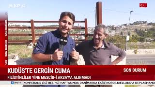 Mescid - I Aksa’ya Cuma Namazını Kılmak Için Gidenlere İsrail Polisi Müdahale Etti.