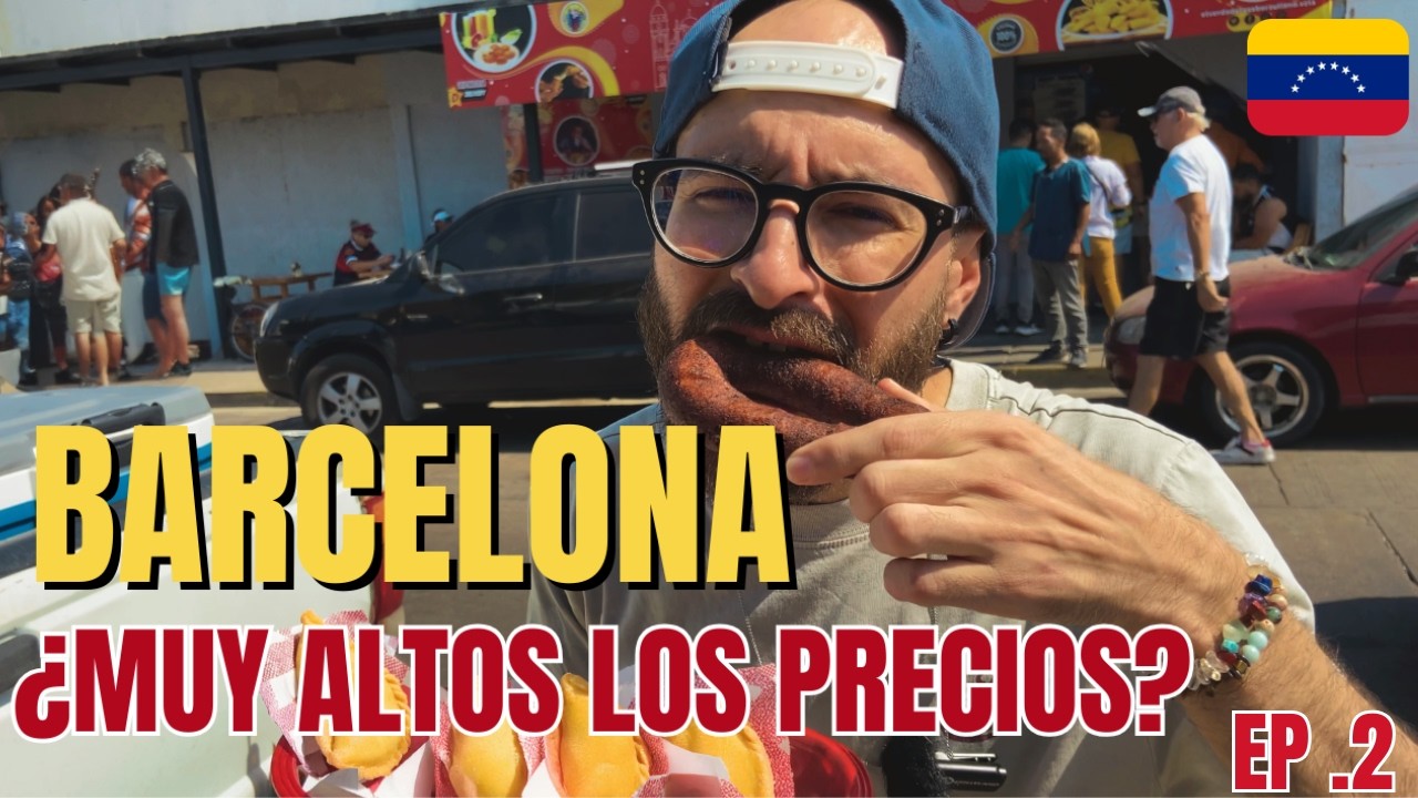 AVENTURA gastronómica CALLEJERA en BARCELONA🥟Edición Zulianos #food #streetfood #tour #vlog