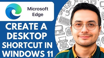 How To Create a Desktop Shortcut in Microsoft Edge Windows 11 - 2025 (Very Easy)