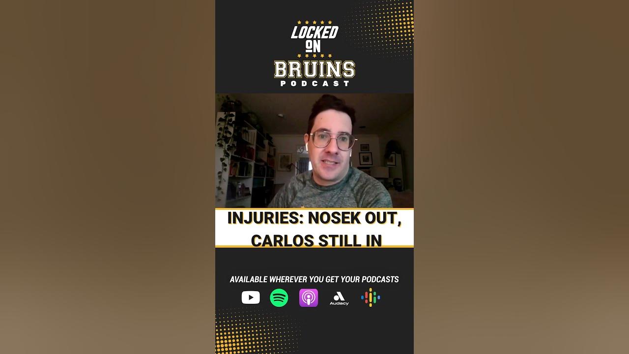 Bruins' Nosek out at least four weeks with fractured left foot