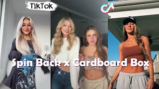 Spin Back x Cardboard Box | TIKTOK DANCE COMPILATION #tiktokcool #SpinBack #CardboardBox