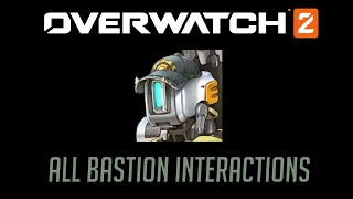Overwatch 2 First Closed Beta - All Bastion Interactions + Hero Specific Eliminations