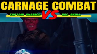 Captain America Vs Red Skull With Healthbars Captain America 2011 Carnage Combat