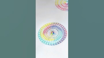Spiroart  #satisfying #relaxing #spirograph #shorts #drawing #coloring  #artwork #skills #art #asmr
