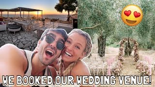 WE BOOKED OUR WEDDING VENUE ON A GREEK ISLAND!