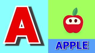 Phonics Song With Two Words - A For Apple - Abc Alphabet Songs With Sounds For Children