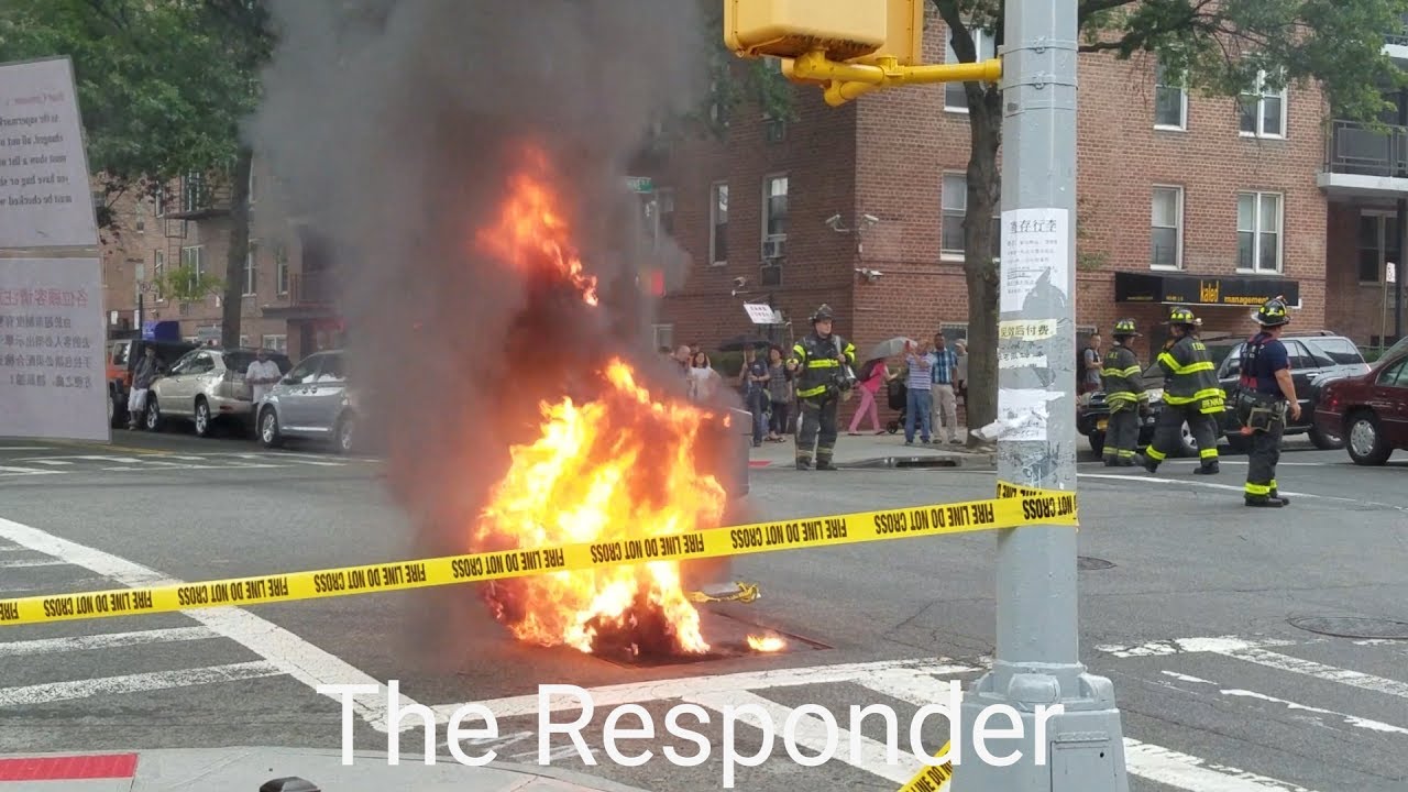 [FDNY] PRE ARRIVAL BOX 4458 - MANHOLE FIRE