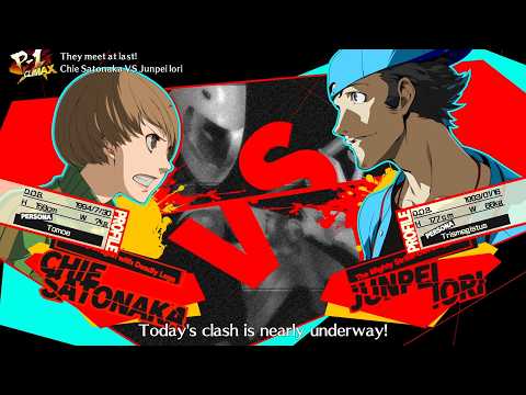 Chie Satonaka vs Junpei Iori (Hardest AI) Persona 4 Arena Ultimax