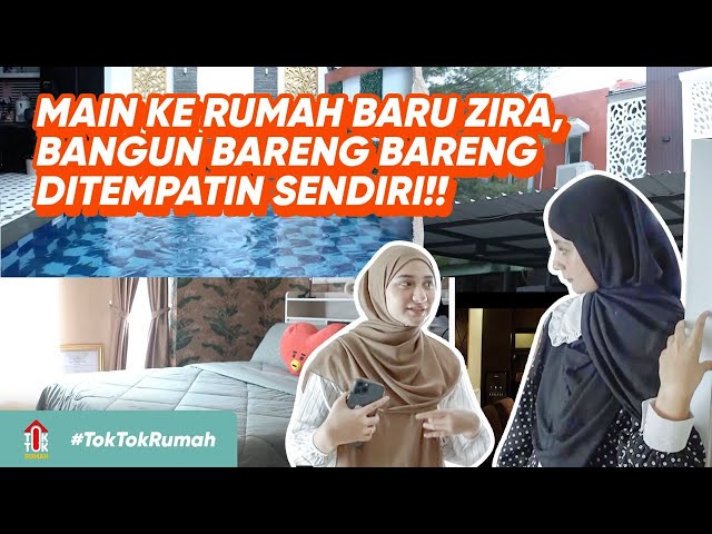 RUMAH MINIMALIS ALM. AMEER AZIKRA, NADZIRA SHAFA SEDIH NEMPATIN RUMAH SENDIRIAN !! | #TokTokrumah class=