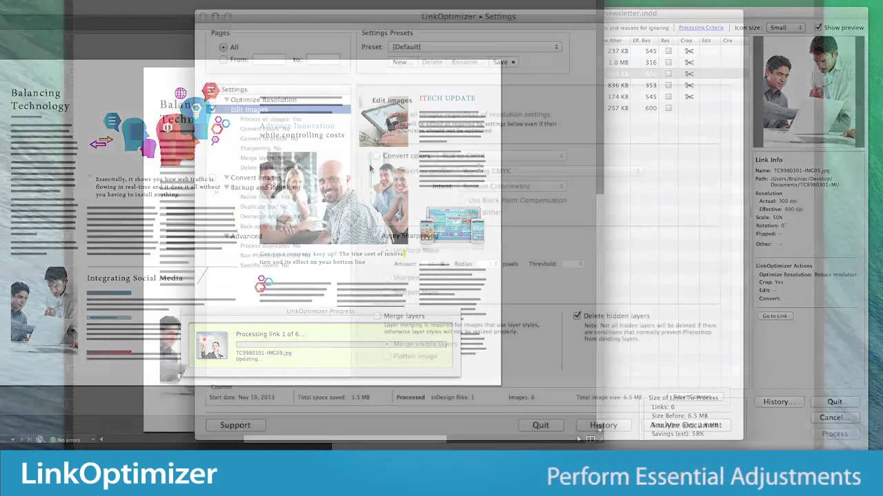 LinkOptimizer for Adobe InDesign - YouTube