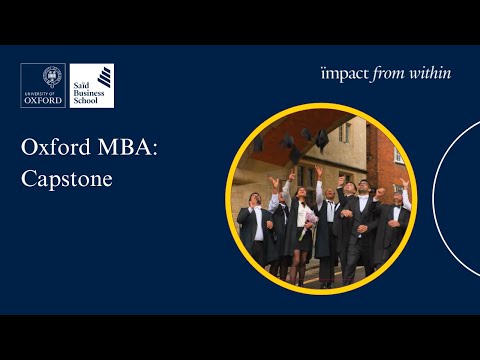 Oxford MBA: Capstone