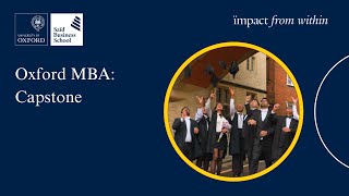 Oxford MBA: Capstone