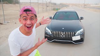 فاجأت اخوياي بسيارتي الجديدة ( مرسيدس C300 ) 😍🔥 !!