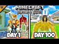 I Survived 100 Days as a TITAN SHIFTER in Minecraft...