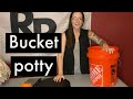 Diy emergency toilet from 5 gallon bucket  bugging in  camping preparedness