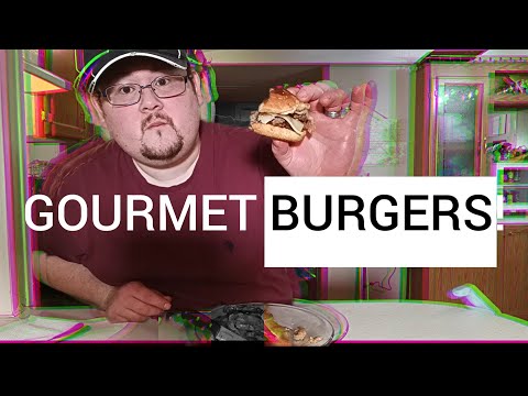 MUSHROOM SWISS BURGERS! | GOURMET BURGERS!